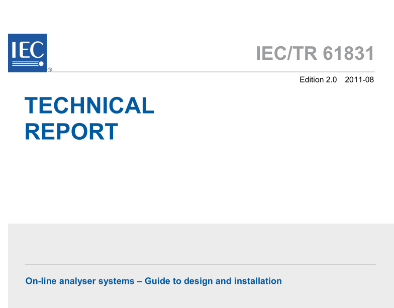IEC TR 61831:2011 pdfダウンロード