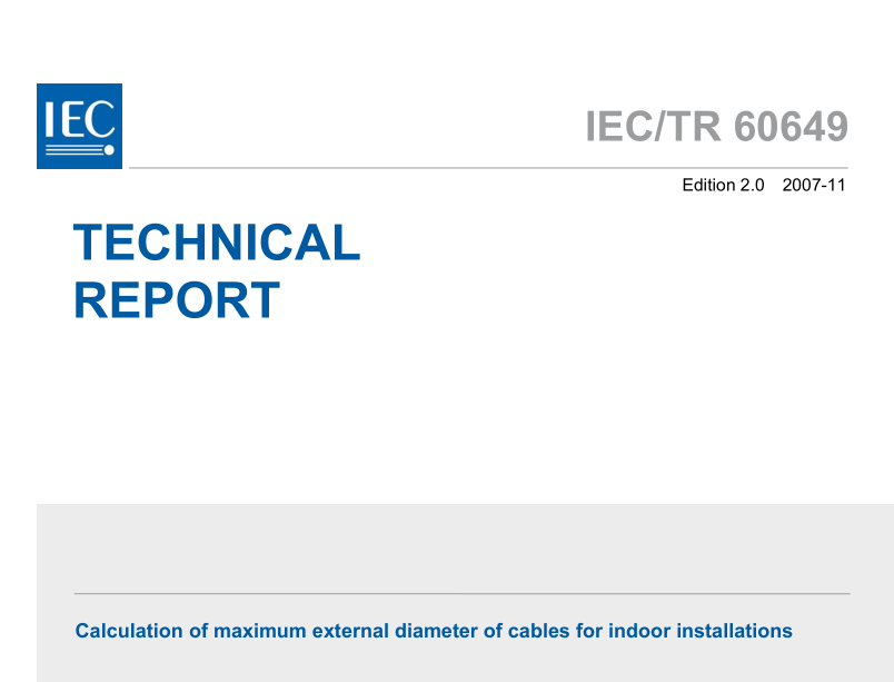 IEC TR 60649:2007 pdfダウンロード
