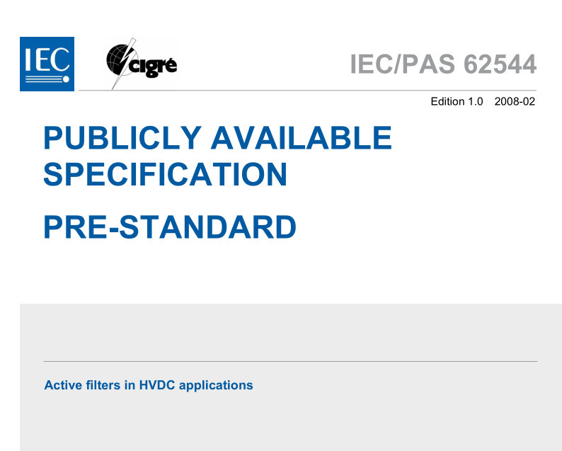 IEC PAS 62544:2008 pdfダウンロード