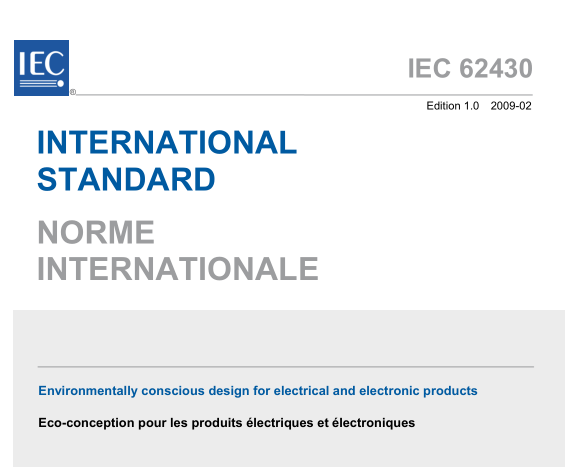 IEC 62430:2009 pdfダウンロード