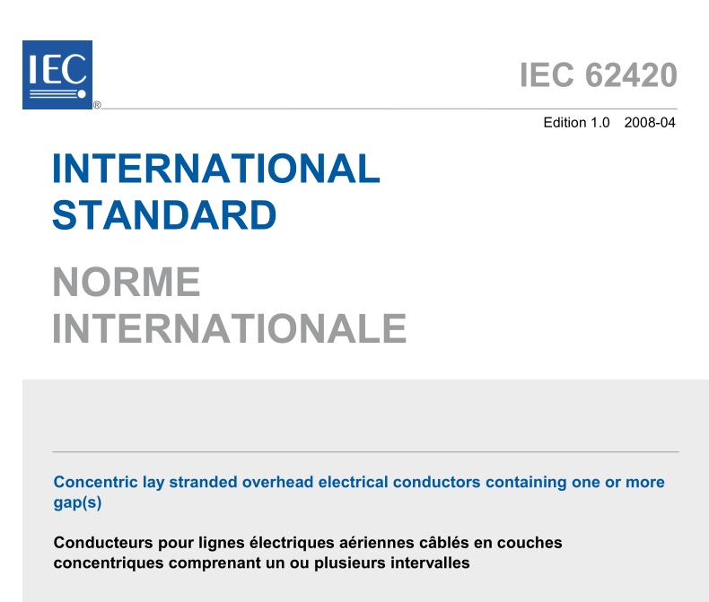 IEC 62420:2008 pdfダウンロード