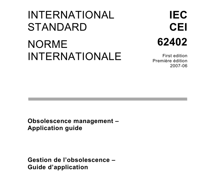 IEC 62402:2007 pdfダウンロード