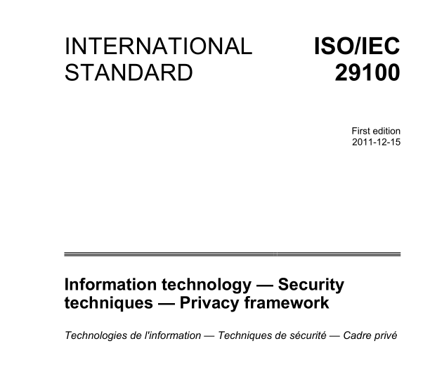 ISO IEC 29100:2011 pdfダウンロード