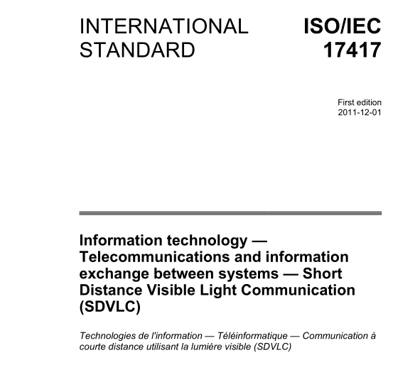 ISO IEC 17417:2011 pdfダウンロード