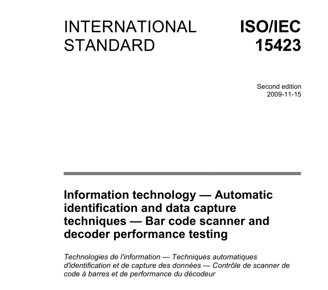 ISO IEC 15423:2009 pdfダウンロード