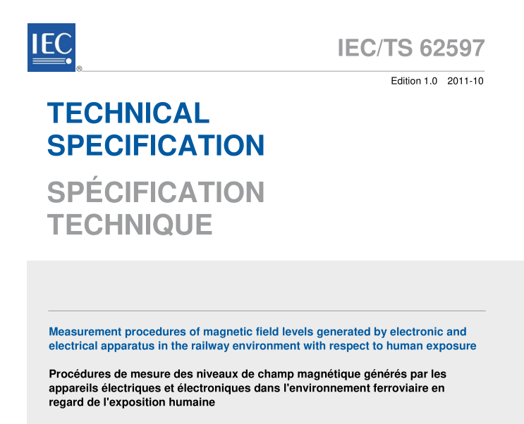 IEC TS 62597:2011 pdfダウンロード