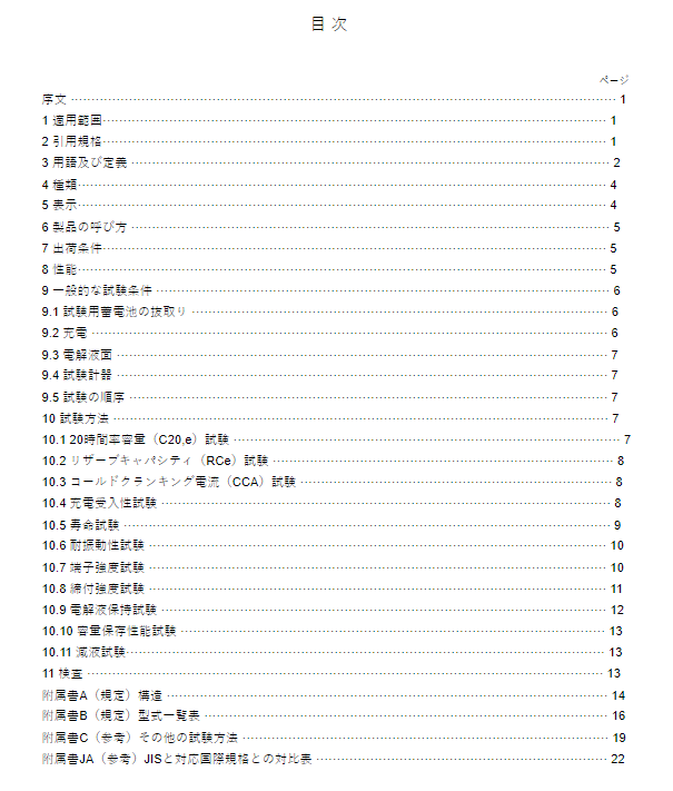 JIS D5301:2019 pdfダウンロード