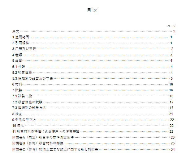 JIS A6301:2015 pdfダウンロード