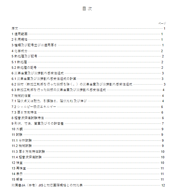 JIS G3136:2012 pdfダウンロード