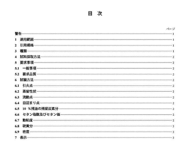 JIS K2204:2007 pdfダウンロード