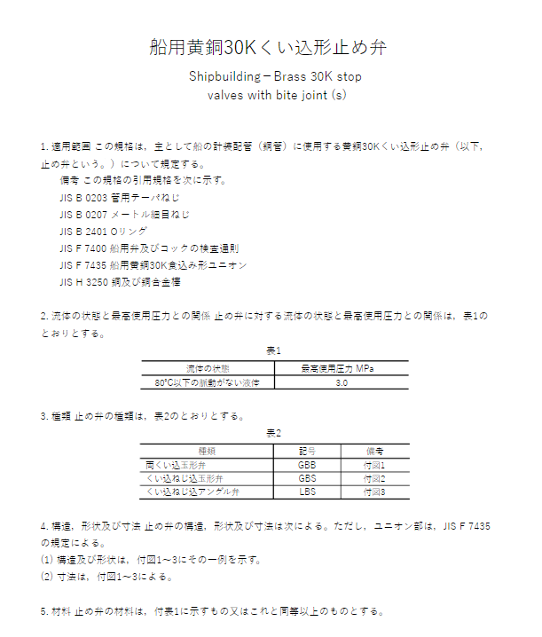 JIS F7379:1996 pdfダウンロード