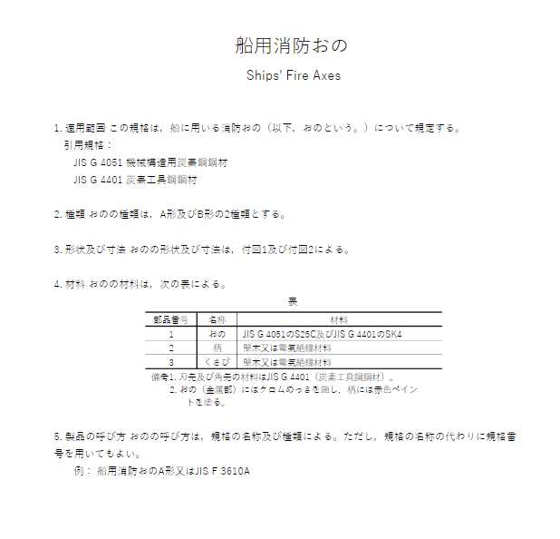 JIS F3610:1989 pdfダウンロード