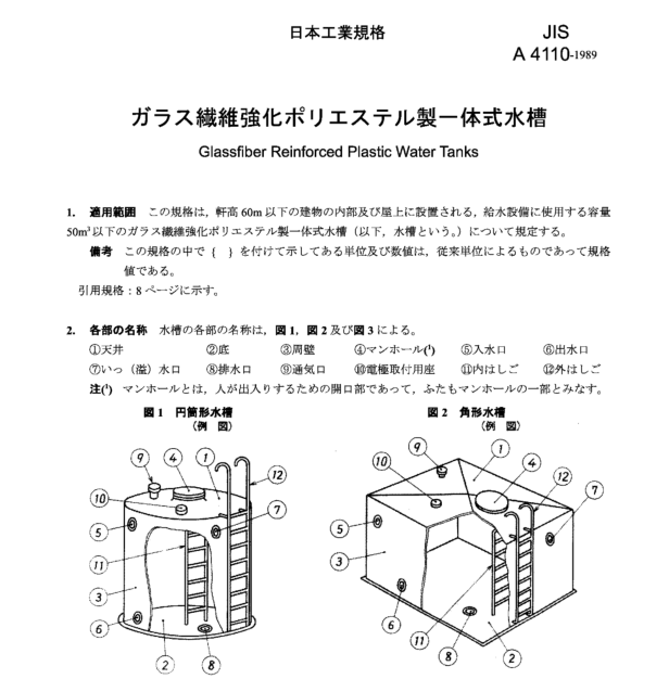 JIS A4110:1989 pdfダウンロード